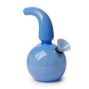 Red Eye Glass 6inch Tall Periwinkle Hand Grenade Tube